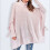 Πουλόβερ με μανίκια Batwing, oversized, πλεκτό, ζιβάγκο, ριμπ ζιβάγκο, ζεστά και φιλικά 2