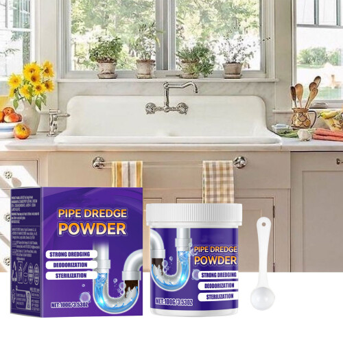 Pipe Unblocking Powder Kitchen Sink Toilet Drain-2 cans 2