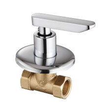 (Flat handle) Multipurpose Aluminum Alloy Concealed Water Valves DN15  Female Thread NPT for Home and Commercial Water Systems Multicolor