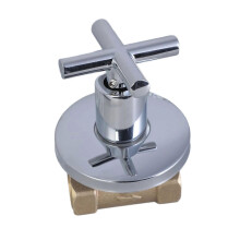 (cross wheel) Multipurpose Aluminum Alloy Concealed Water Valves DN15  Female Thread NPT for Home and Commercial Water Systems Multicolor