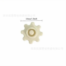 (Beige) Silicone Tube Cap Plug Food Grade Red White Soft Stopper for Tubes Pipes Bottles Leak Proof Durable Reusable Non Toxic BPA Free