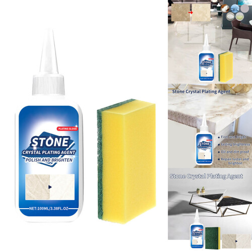 Marble Stone Cleaning Crystal Platings Agent Set Kitchen-2 sets 1
