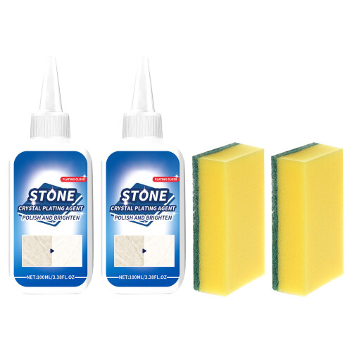 Marble Stone Cleaning Crystal Platings Agent Set Kitchen-2 sets