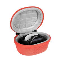 (Orange) Shock-Resistant Waterproof Watch Storage Box Portable EVA Organizer Single Watch Travel Box with Zipper Watch Protector  Orange