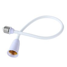 (58cm) Adjustable E27 Light Bulb Sockets Extension, 360 Degree Flexible Goosenecks Lamp Holder for Indoor Lighting