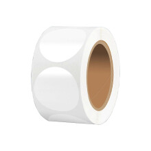 (30MM) 500Counts Round Sealing Sticker Clear PVC Seal Sticker Adhesive Wrapping Labels for Envelopes Mailing Packaging