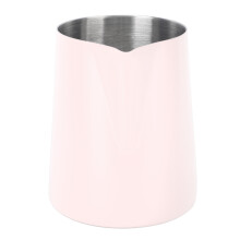 310ml Pink Edelstahl Milchkaraffe mit Innenskala, 9x7,8 cm