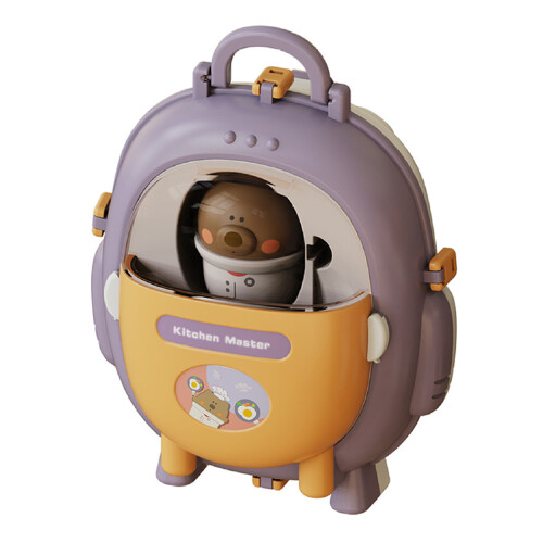 Multi-Functional Pretend Backpack Playset – Portable Plastic Toy 1