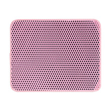 Cats Litter Mat Plastic Sifting-45 x 30cm Plastic cloth pink
