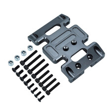 (TM) Remote Control Chassis Plate for SCX10 Protective Skid Plate Car Model Aluminium Alloy Chassis Protective Armors  TM