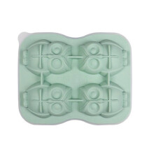 (Green) 3D Ice Cube Molds, Large Ice Cube Tray Make Cute Shape Ice Safe Silicone Big Ice Cube Make Cocktails Juice Freezer Molds  Pink
