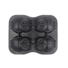 (Black) 3D Ice Cube Molds, Large Ice Cube Tray Make Cute Shape Ice Safe Silicone Big Ice Cube Make Cocktails Juice Freezer Molds  Pink