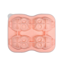 (Pink) 3D Ice Cube Molds, Large Ice Cube Tray Make Cute Shape Ice Safe Silicone Big Ice Cube Make Cocktails Juice Freezer Molds  Pink