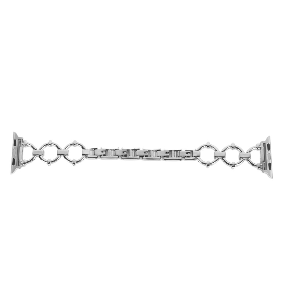 Luxurious And Elegant Watch Strap With Bling Crystal Design, Adjustable Premium Metal Straps For 42Mm 44Mm 45Mm 49Mm Apple Watches Folding Clasp Links 9399812722967