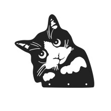 Cat Garden Stake for Lawn Decors Gifts Decorative-JSTY056