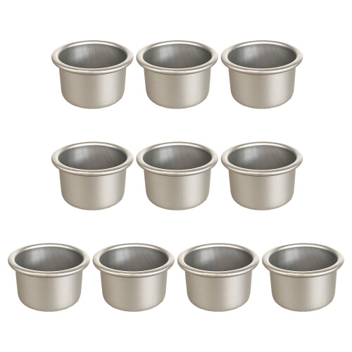 10pcs Convenient Pudding Moulds Nonstick Muffins Tin-B12