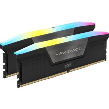 RAM-muisti - CORSAIR - CMH32GX5M2B6000C38 - 32 Go 2x 16 Go - VENGEANCE RGB DDR5 Musta lämmönlevitin 6000MT/s - DIMM - CL 38