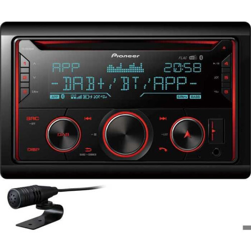 Autoradio - Pioneer - FH-S820DAB - DAB+ - Bluetooth - USB frontale