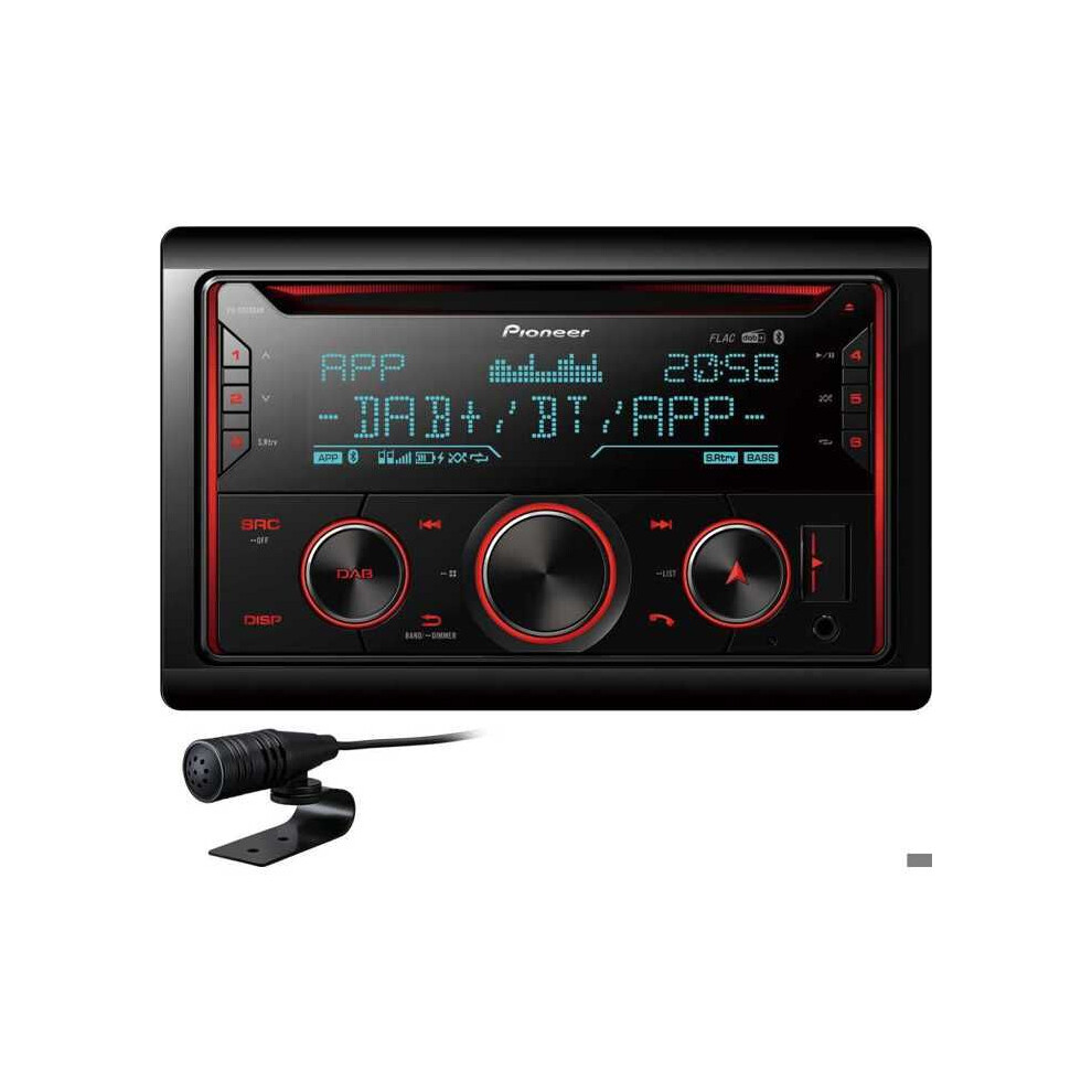 Pioneer Multimedia-Empfänger Fh-S820dab 2 Din 200W Bluetooth Dab+ - Image 5