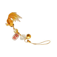 Pendentif à breloque de téléphone en alliage étoile de-Or
