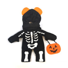 Dog Halloween Clothes Skeleton Halloween Theme Clothes for-S