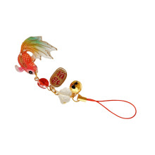 Pendentif à breloque de téléphone en perles d'étoile de-Rouge