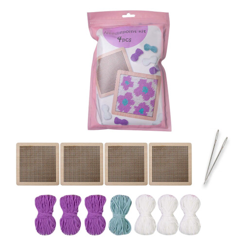 Kits de point d'aiguille Kits de Crochet de dessous de-Violet