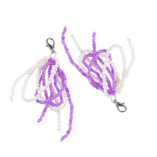Décoration de sac, accessoire de chaussure, breloque de-Violet