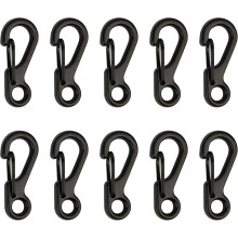 Paracord Carabiner Clips, Organizers For Small Items, Hard Clip For Secure Attachment, Tactical Survival Gear, Spring Loaded Mechanism, Not Recommende