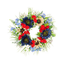 19in Flower Wreath for Front Door Wall Window Decors