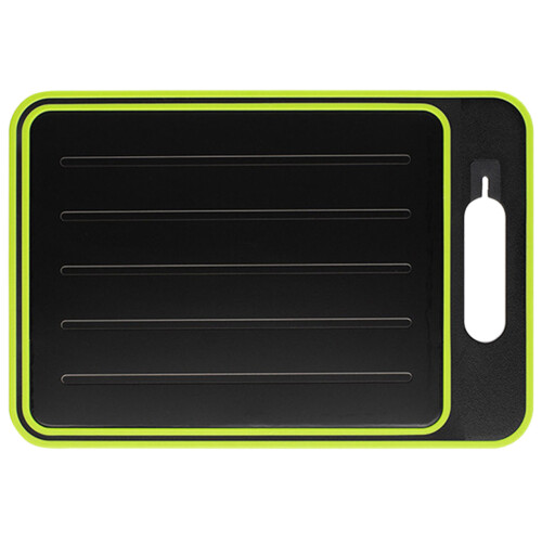 Meat Food Defrosting Tray Practical Double Sided-Black large