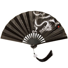 Peinture chinoise ventilateur pliant en plastique ventilateur-7