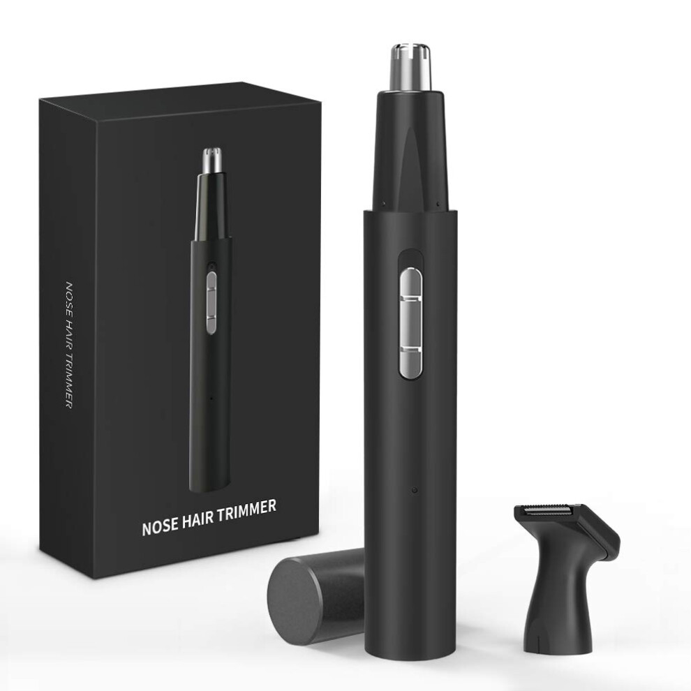 Professional Nose Hair Trimmer, Rechargeable And Waterproof With Dual-Edge Blades For Painless Hair Removal, Multifunctional And Easy To Clean
