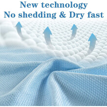 Chiffon de nettoyage en microfibre durable et réutilisable, lingettes magiques en verre à l'échelle nanométrique pour un polissage sans traces,