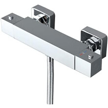Anti-Scalding Shower System Wall Mounted With Swiveling Spout, Thermostatic Faucet And Anti-Clogging Silicone Jets For Hassle-Free Bathroom Upgrades,