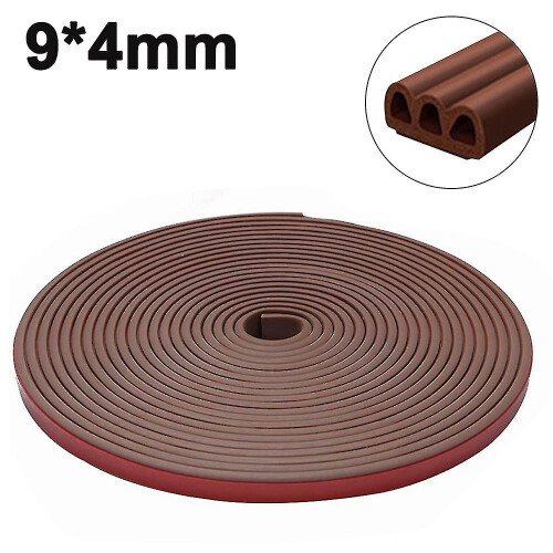 Adaptable Insulator, D-Type Silicone Weather Stripping, Quick Custom Fit For Precision, Gray, 6M