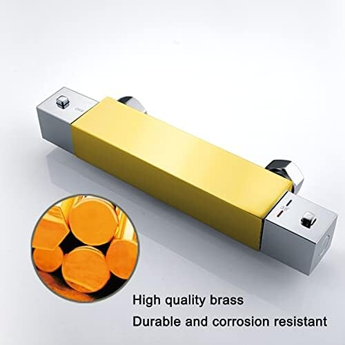 Heavy Duty Solid Brass Thermostatic Mixer Tap, Constant Water Temperature, Durable Construction for Unmatched Reliability 2