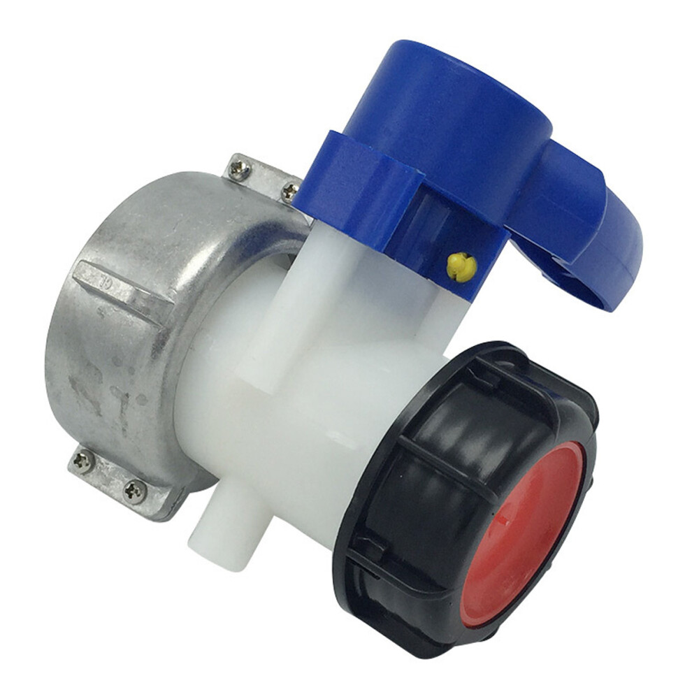 Universal Ibc Water Tank Adapter For Ibc Tote Tank, Butterfly Valve Heavy Duty No Leakage Outlet Control Valve Acid And Alki Resistance 9441426919681