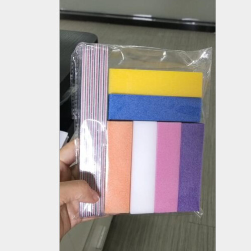 Πυκνές λίμες νυχιών με σφουγγάρι, εργαλεία ρετούς και γυαλίσματος για σαλόνια