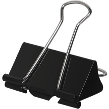 Flexible Binder Clips for Home School Crafts, Extra Large Tempered Steel Paper Clamps Ensure Secure Fastening, Essential for Office Supplies (1.3Inch