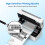 Inkless Printing Shipping Label Printer, Direct Thermal Technology & Multi-Platform Compatibility, Automatic Label Identification, Thermal Printer 5
