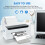 Inkless Printing Shipping Label Printer, Direct Thermal Technology & Multi-Platform Compatibility, Automatic Label Identification, Thermal Printer 3