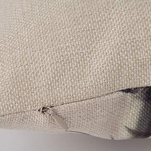 Capa de almofada decorativa em microfibra de poliéster, estilo rústico, confeccionada em algodão e linho, com design moderno e exclusivo, fácil 1