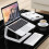 Suporte portátil e confiável para notebook, elevador ergonômico em liga de alumínio com design destacável para laptops de 10 a 15,6 polegadas, 4