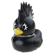 Duckieville Entenstatue, Kunst-Entenfigur,-Death Rock Duck 3