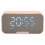 Mirror LED Display Bluetooth Speaker Alarm Clock With Dual Alarm Function Hands Free Calling Adjustable Display Brightness Noise Reduction Surround St 3