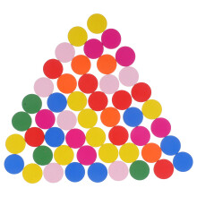 100 runde holzscheiben bunt gemischt lernhilfe mathematik kinder