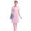 Rosa Pflegeuniformen Mit Taschen Schlanke Passform 1