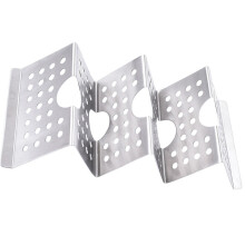 5Stk Metall Taco Halter Kompaktes Design Küchen Taco Regal Silber