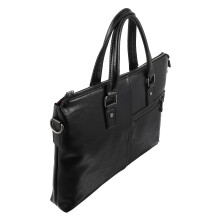 pu-leder aktentasche laptop business